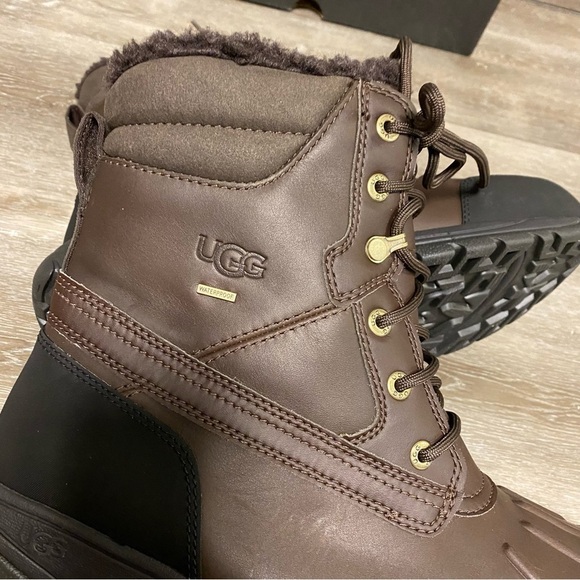 UGG | Felton Waterproof Snow Boots Stout Brown NEW - Picture 8 of 10